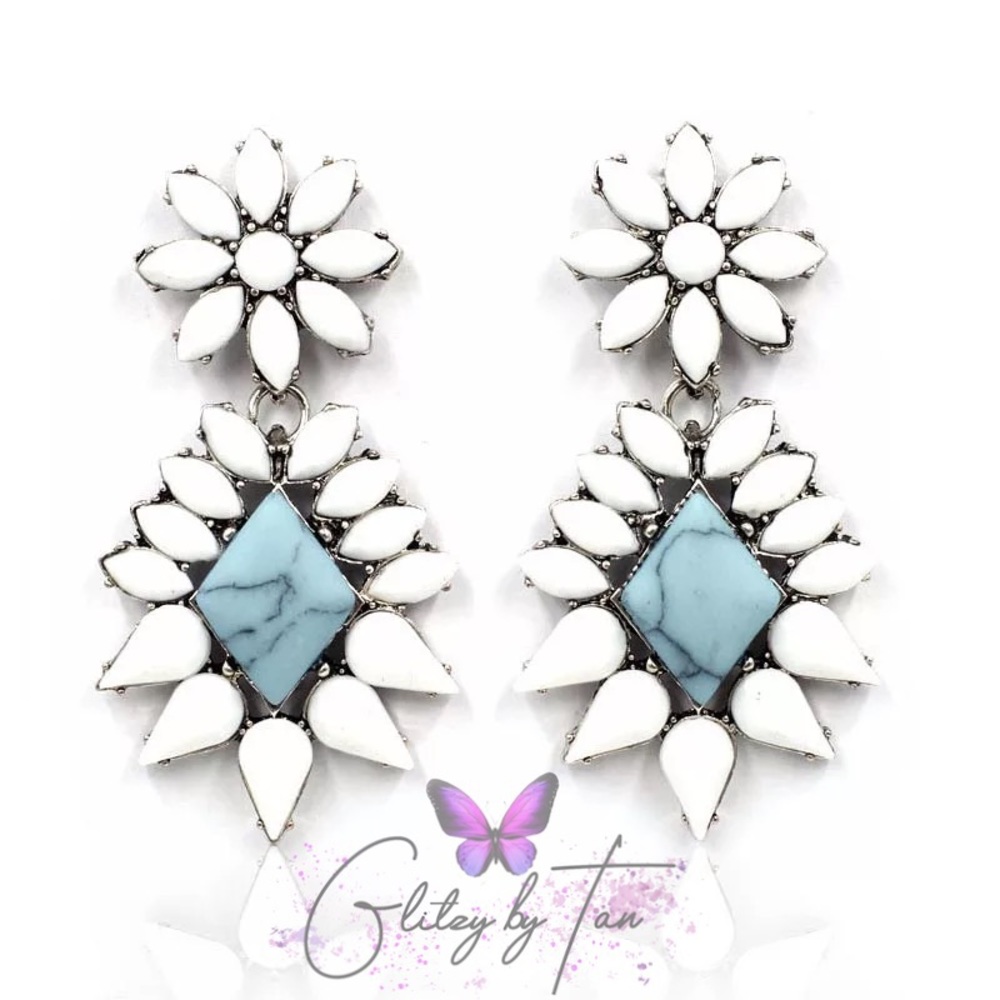 Vintage Statement Drop Earrings